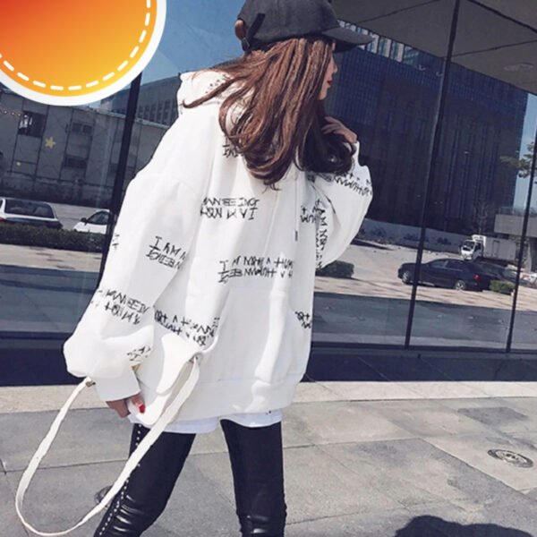 kpop hooded pullovers for autumn winter