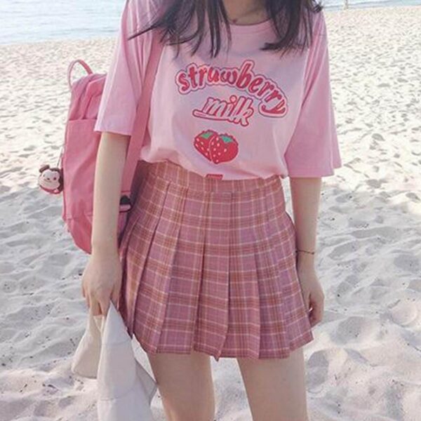 Korean style strawberry top