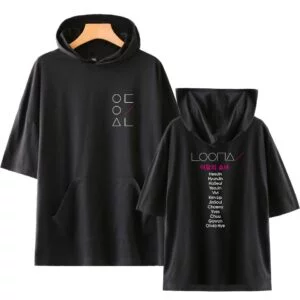loona hooded t-shirts