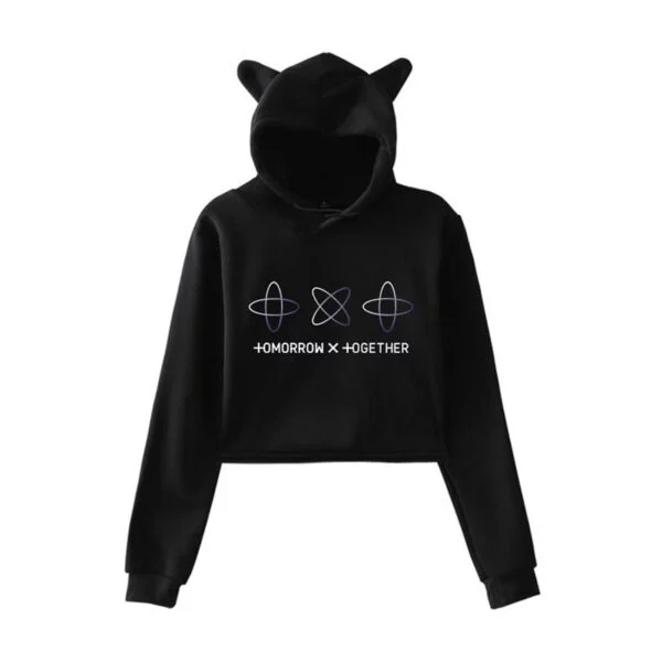 txt cat ears hoodie