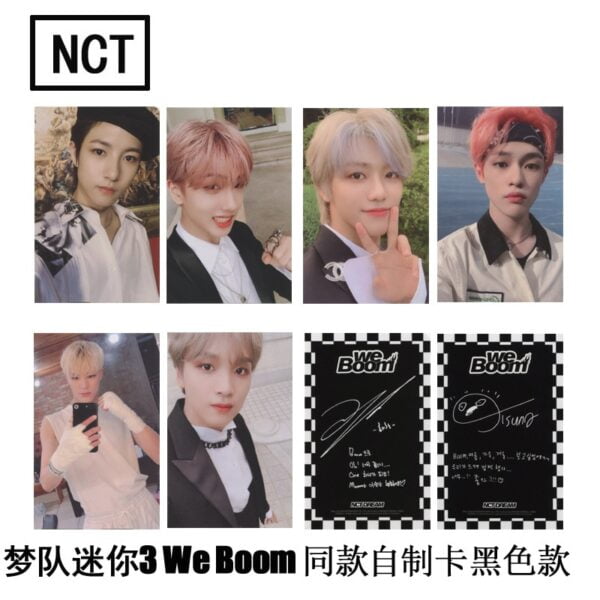 nct we boom photo cards